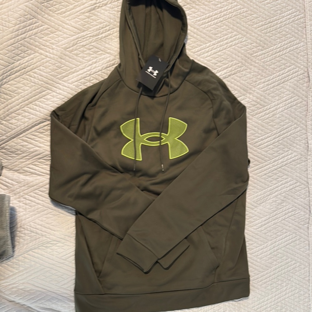 Under Armour Men's Olive Hoodie